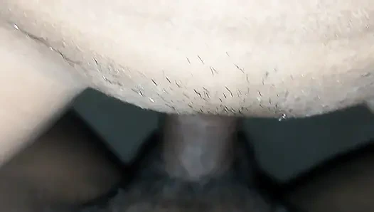 He licked his desi girlfriend's pussy and ate her cream and fucked her sitting on the chair.