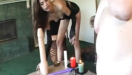 Klip brunette seksi pelacur pirang gemuk toket