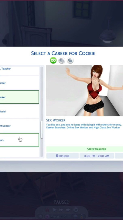 Sims 4 - Going on dates, random threesome and getting a job | Clip 1