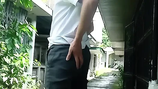 Handsome Student After School Masturbation