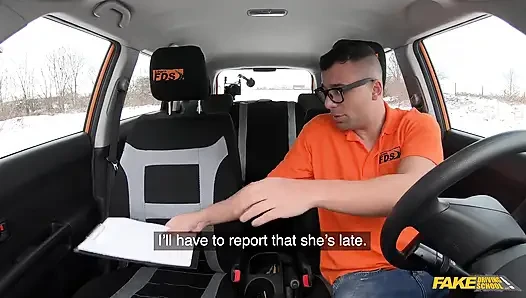 Stuck Between Snow and Big Tits
