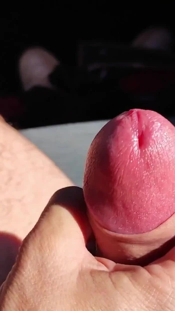 Captivating moment from "Dick flash - A girl caught me jerking off in the car and help me cumshot - MissCreamy"
