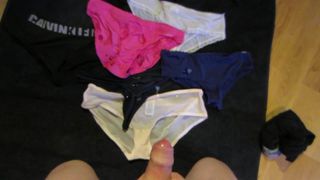 Cum on panties and thongs