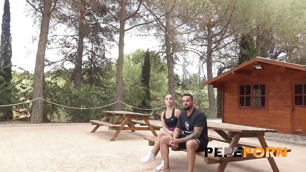 Public Threesome With a Married Couple - Husband Wants to Give His Wife Candy Fly a Sexy Surprise