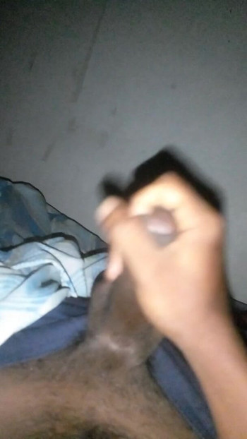 Boy cums while masturbating