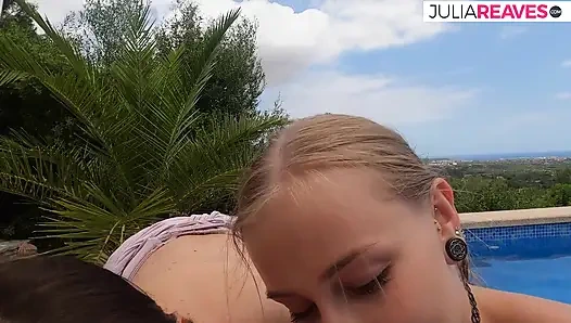 he took us at the pool