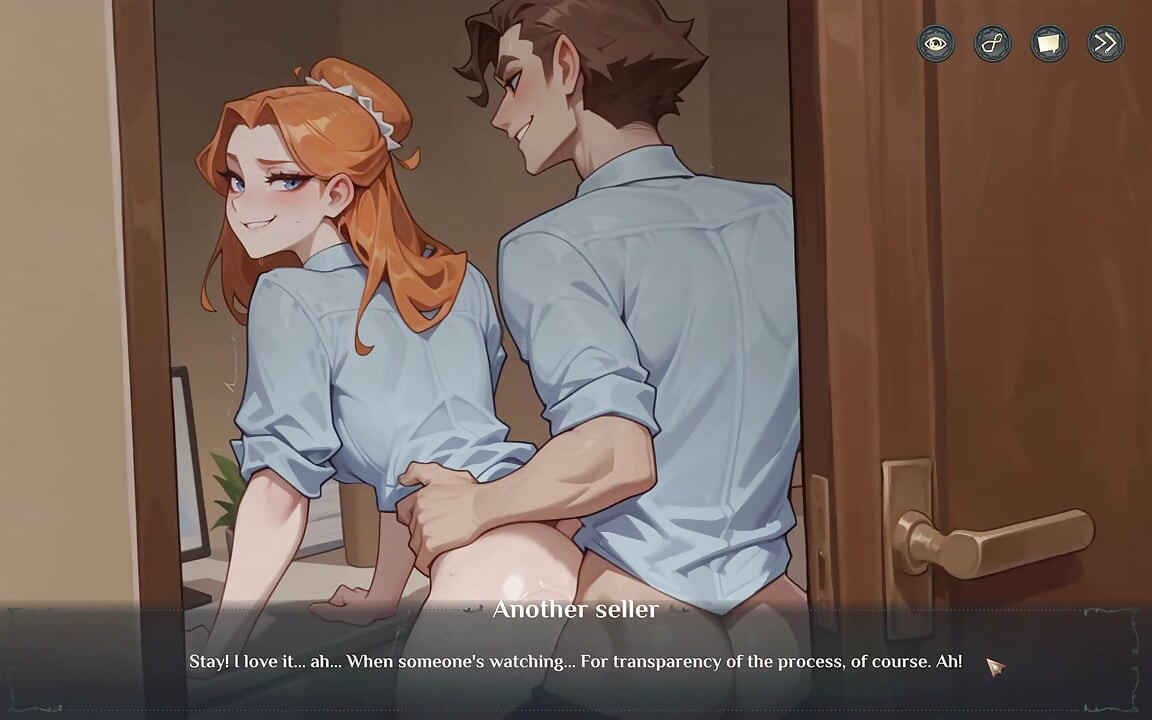 Hotel Tales SPOOKY HENTAI Game Ep.3 CAUGHT FUCKING at WORK with a huge CREAMPIE !