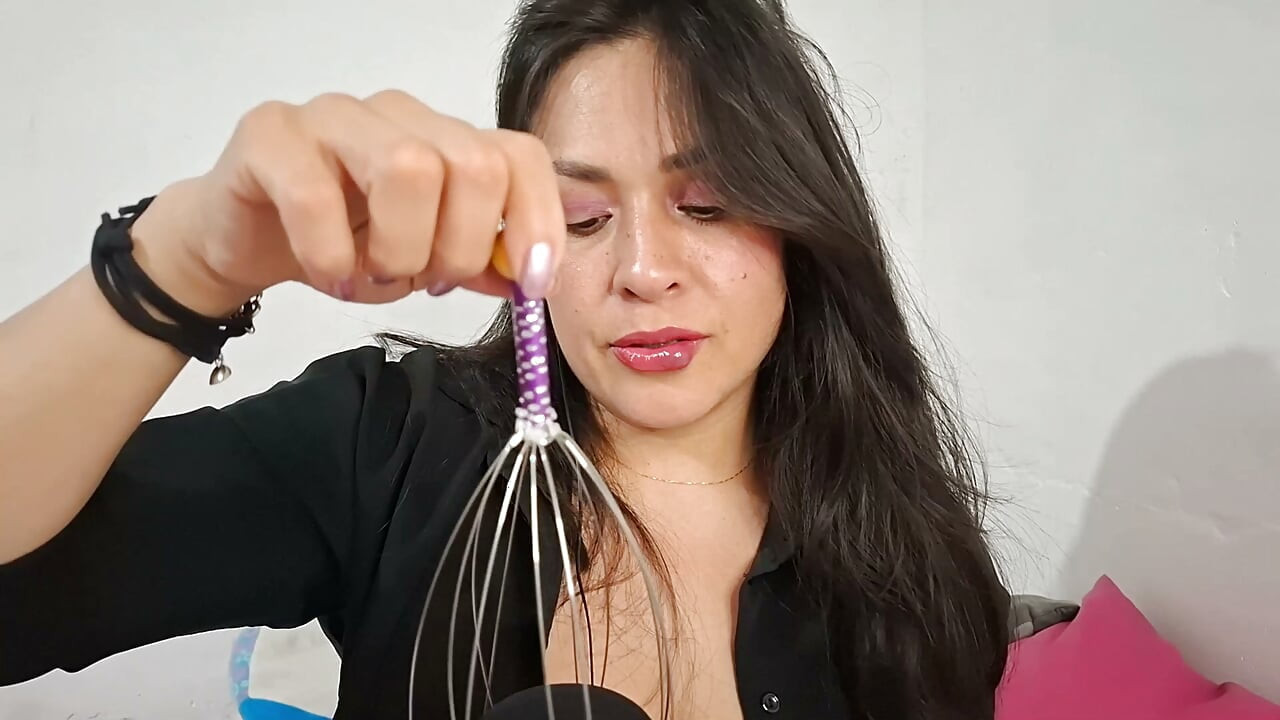 ASMR массаж черепа, чтобы почувствовать щекотка