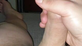 25 year old chubby Bi guy wanks and fingers himself with soft moans