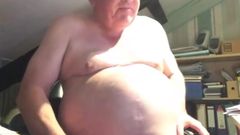 Mature Chubby Men Wanks and Cums