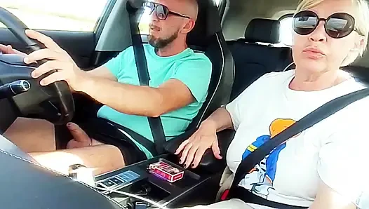 Üvey annemekle aile arabası yolculuğu