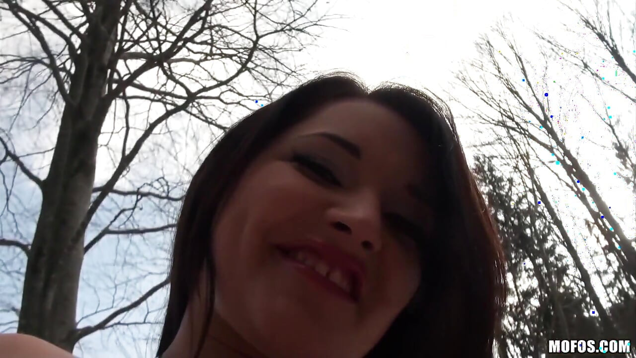 Shes a Freak - Big Tit Lana Uses Skier Toys to Pleasure Herself in a Snowy Peak Before Villa Play