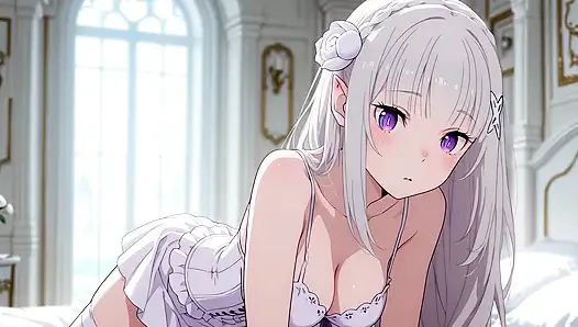 Emilia gibt dir ihre nasse muschi Re: Zero hentai