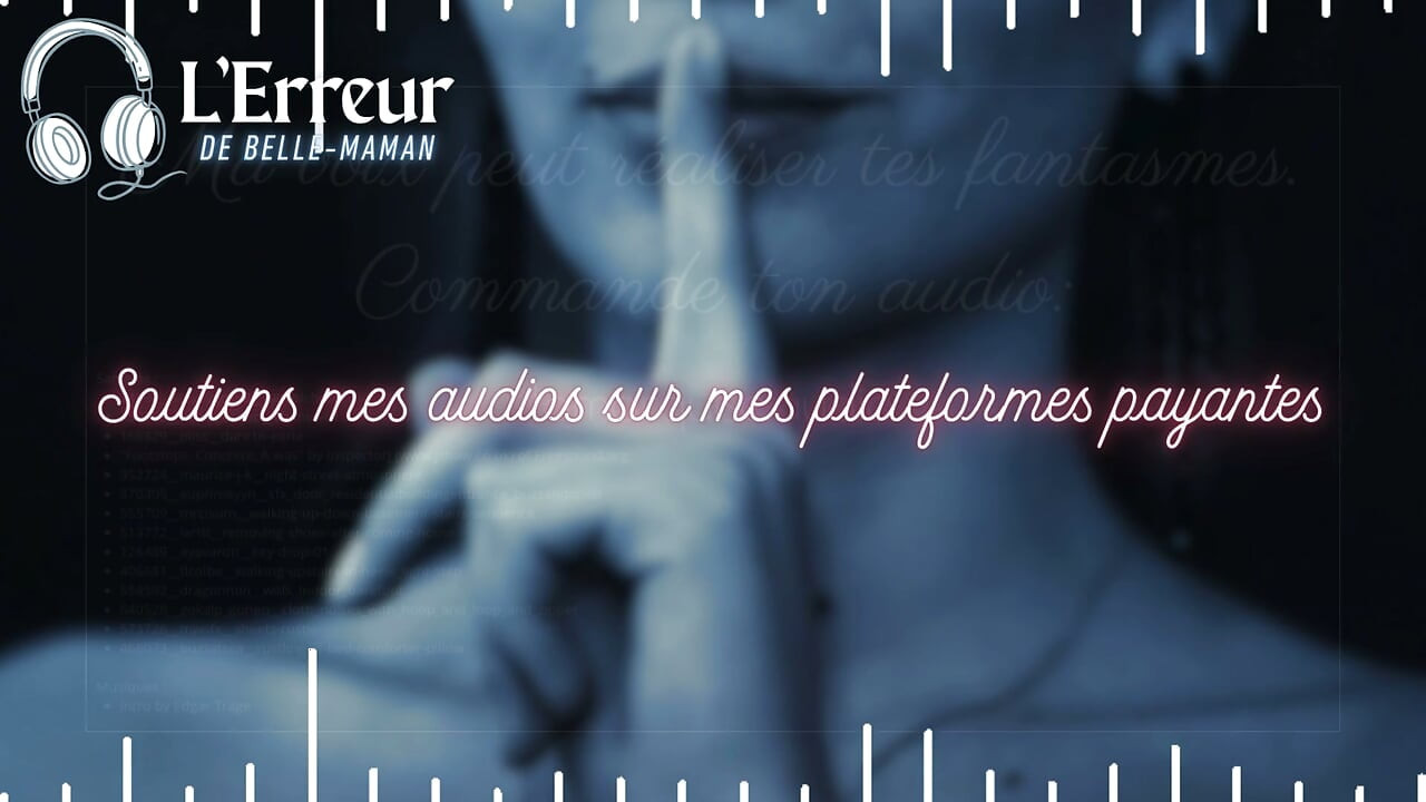 Step-mom sucks you by mistake - French audio rp