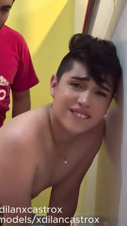 BEAUTIFUL HAIRLESS TWINK GETS FUCKED BAREBACK BY HAIRY HETERO MARRIED AND ENDS UP FULL OF CREAMPIE CUM. | Clip 1