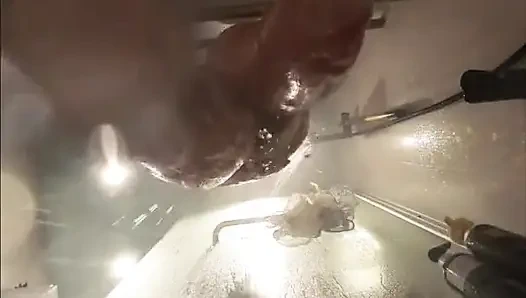 Banyo Altında Web Kamerası. Kız arkadaş duşta seksten sonra