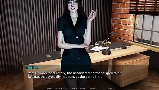 The Gain Trials - cewek semok rambut pirang lagi asik dientot dan toket besarnya menyusui - game porno 3d