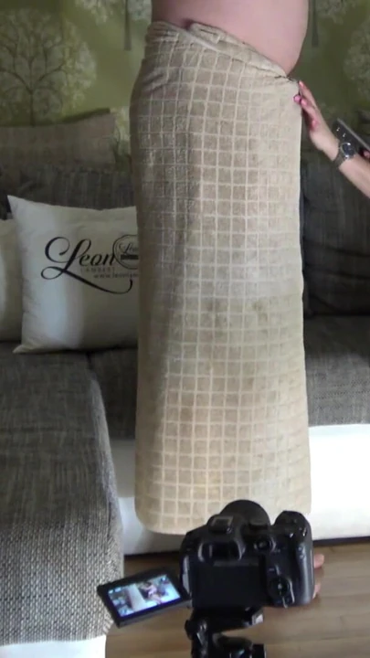 Stunning moment from "Hot and horny skinny blonde secretary takes her panties off and gets the lube to give a handjob to"