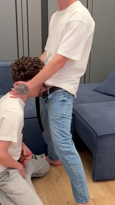 Jaw-dropping moment from "Hot gay blowjob"