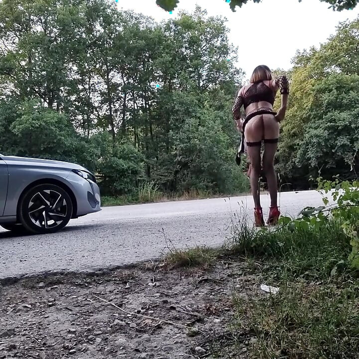 教師がラ・ファイザンドゥリーの駐車場で姿を見せる。