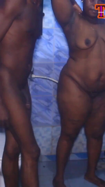 After good shower sex and blowjob in the bathroom he allow his big dick friend to join in a threesome fun sex hardcore | Clip 1