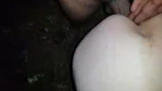 Doggy pussy to ass fucking