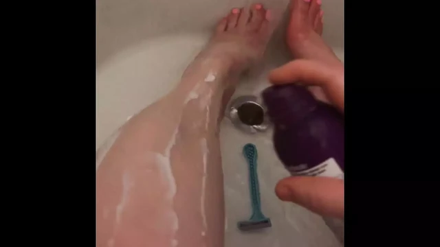 Getting wet and shaving