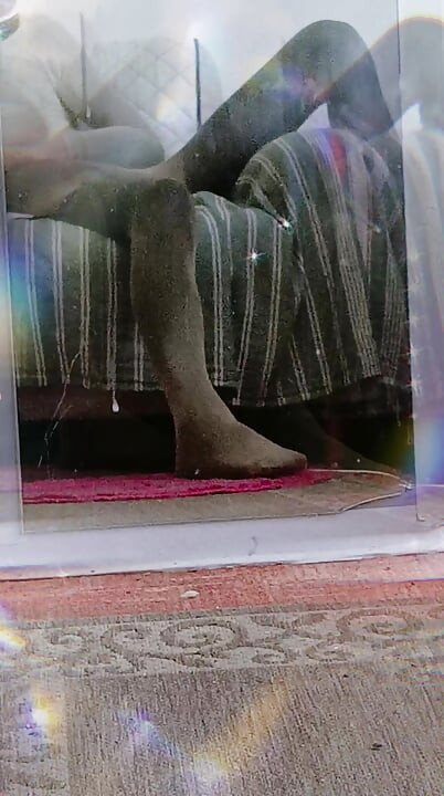 olive chillt nylon stockings