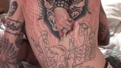 Xxx suicida - Rachel Rotten tatuada e com piercing no sexo punk