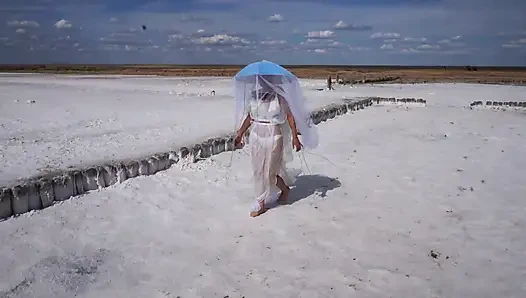 White Silence on Salt Lake Elton