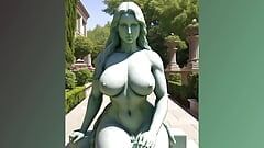 Erotische statue