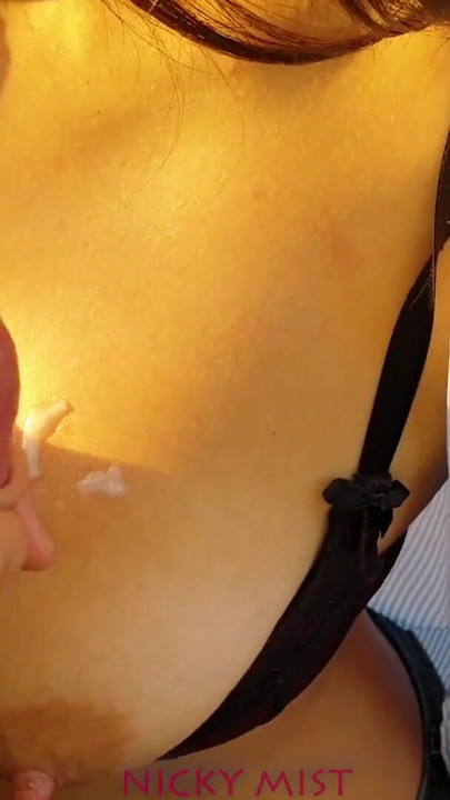 Must-share moment from "I love his big load on my tits"