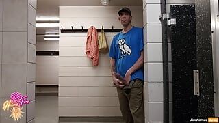 johnholmesjunior at open public showers change room in burnaby sports complex vancouver