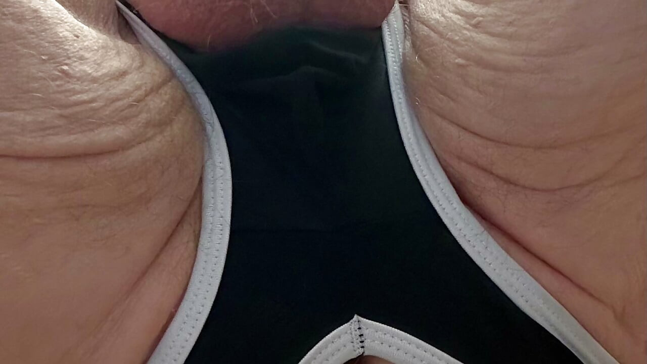 A small cock a big ass horny old man fucks himself well