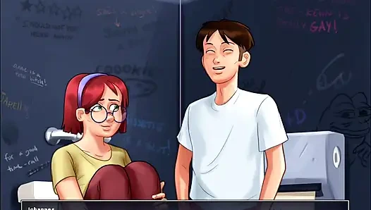 Summertime saga - Johannes got Jenny pregnant.