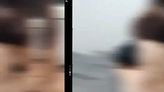 Arjantinli sürtük Pija'ya biniyor ve lastiklere süt atıyor