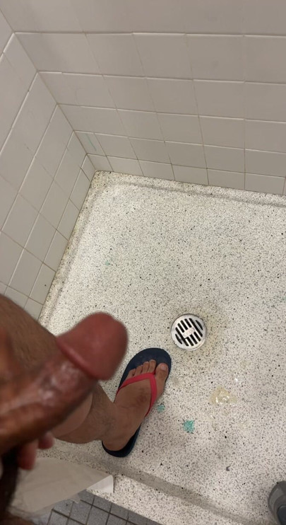 Solo masturbation with a load of precum ready. Listen to it hit the floor.