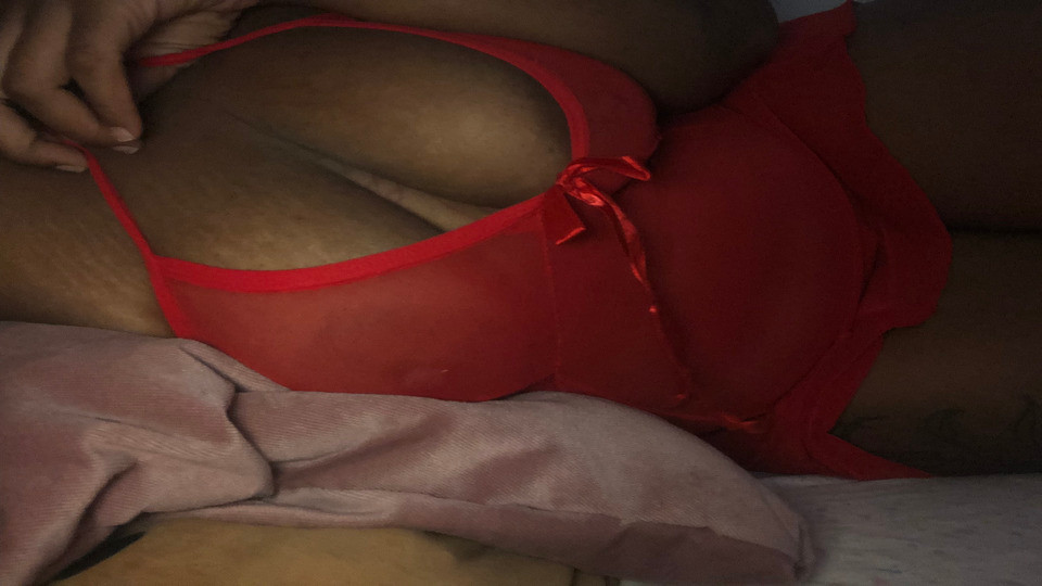 Big tits teen in sexy red lingerie