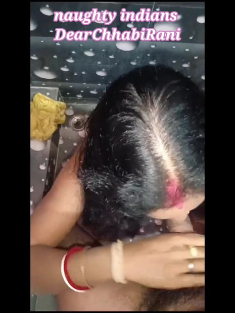 Cheating housewife Mona indian like sucked bf big dick