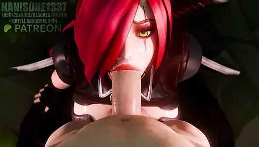 Lol Katarina Sloppy Blowjob POV Rule34 3D
