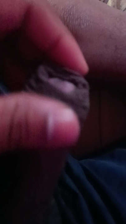 Masturbating