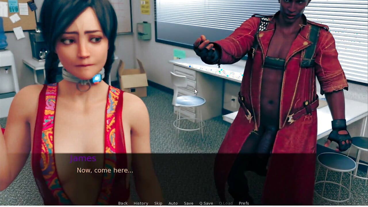 The Obey - Gameplay - Roleplay - Sissy Gives Blowjob - Humilated for Small Cock - Exposing Boobs