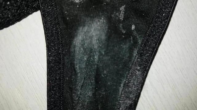 my black used dirty thong