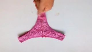 jerking off on step moms panties