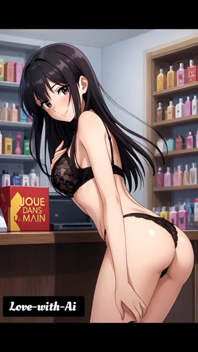 Hentai 2026! Student plays in a sex shop ass loves | Clip 1