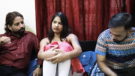 SUAMI CUCKOLD MEMBERI ISTRINYA UNTUK DISETUBUHI DENGAN KERAS, SEKS THREESOME HARDCORE