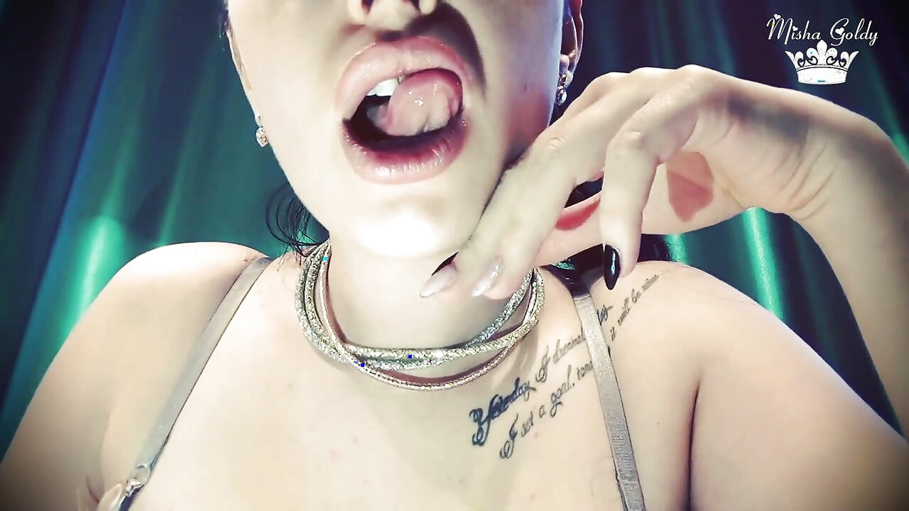 Lip licking Joi game