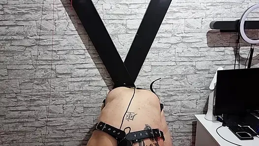 Elektro ses yapan üretra esneme - esaret acısında yarak zonkluyor