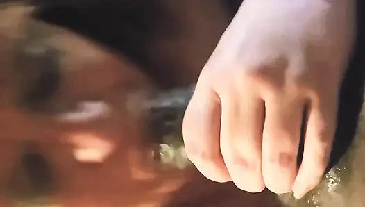 Cumming in Granny Mouth Again