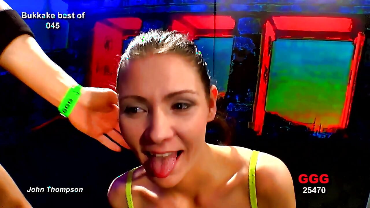 Ggg Joh Thompson - First Time Bukkake Gangbang Enjoys by Hot Chicks and Big Cocks